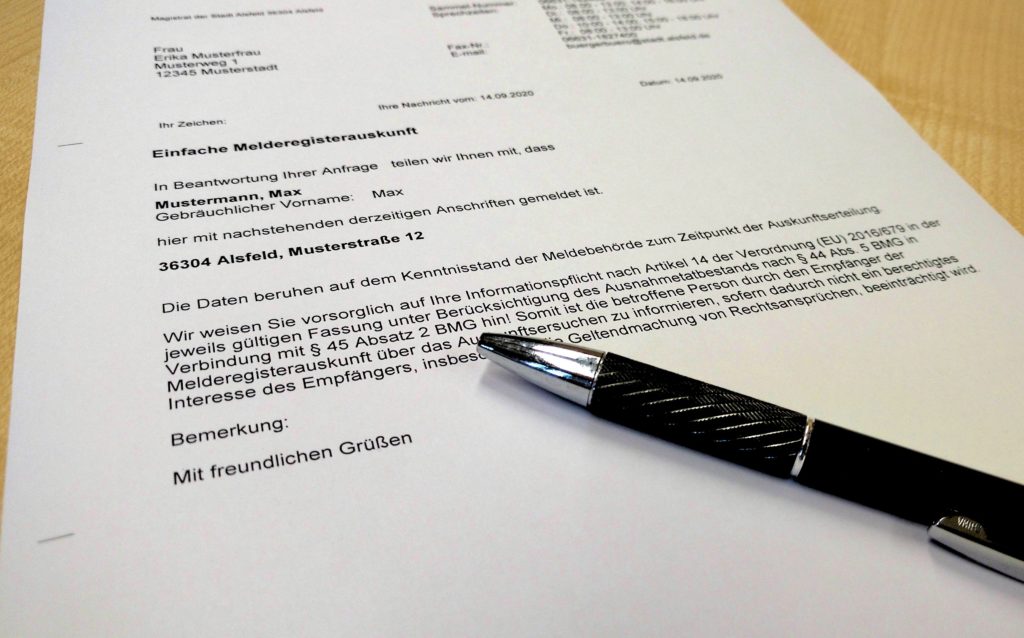 Einfache Melderegisterauskunft Stadt Alsfeld einfache-melderegisterauskunft-stadt-alsfeld