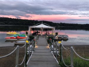 Stausee-Terasse Seehotel Michaela