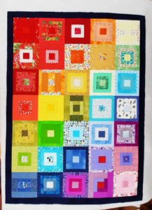 Patchworkdecke für einen guten Zweck