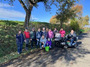 Der Städtepartnerschaftsverein sammelte Äpfel