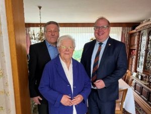 Ehepaar Wagner, Bürgermeister Stephan Paule