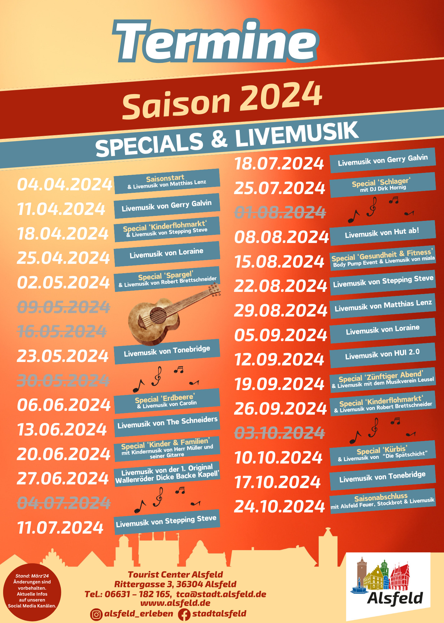 Alsfelder Feierabendmarkt startet am 4. April 2024 in die neue Saison ...